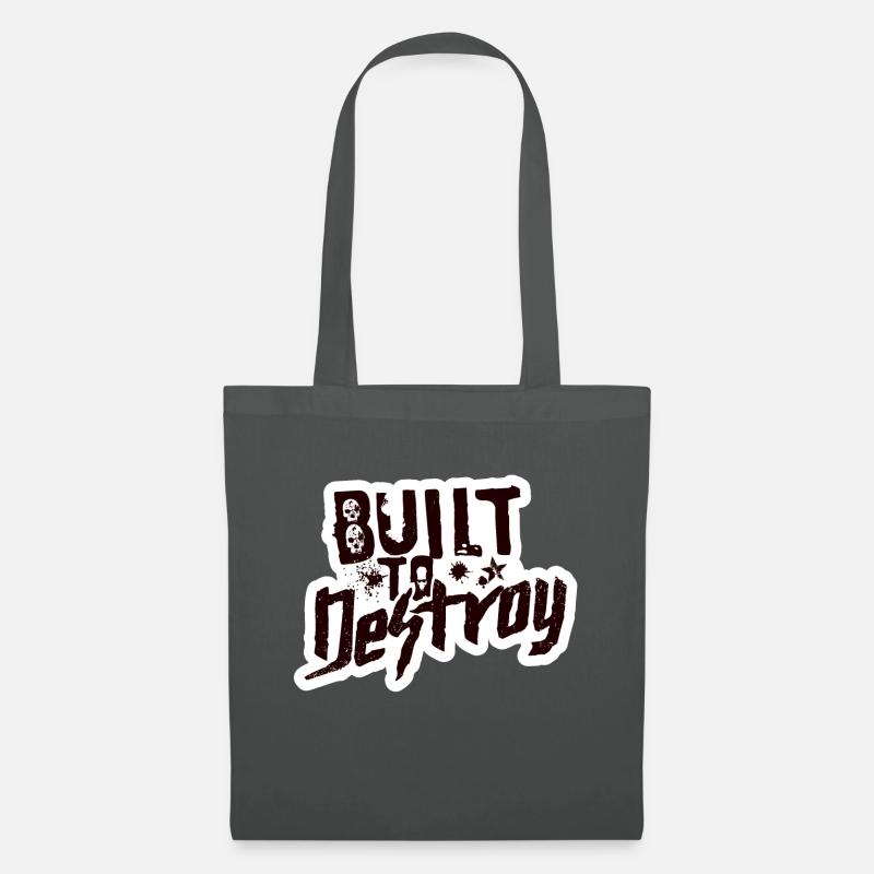 Built To Destroy - Stoffbeutel - Graphite