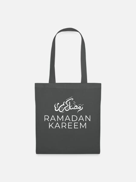 Ramadan Mubarak - Stoffbeutel - Graphite