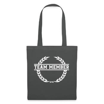 kranz team member - Stoffbeutel - Graphite - Vorne