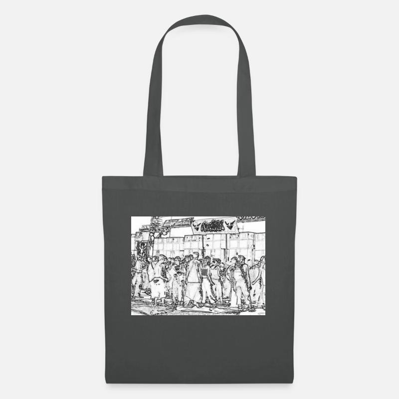sound system 2 - Tote Bag - graphite grey