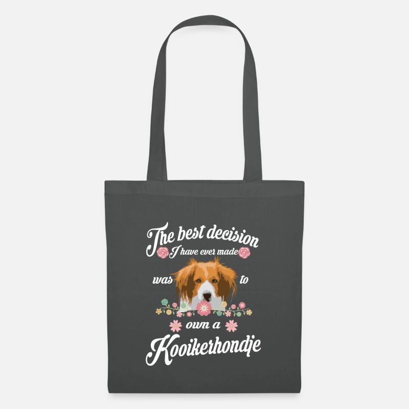 Kooikerhondje - Stoffbeutel - Graphite
