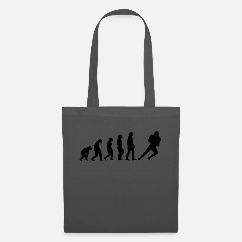 American Football evolution - Stoffbeutel - Graphite