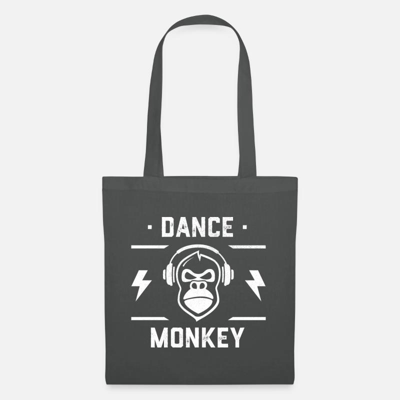 Dance Monkey - Monkey DJ - Tote Bag - graphite grey