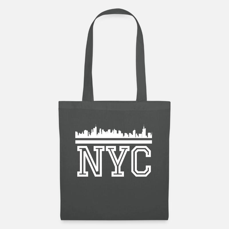 NYC Schriftzug - Stoffbeutel - Graphite
