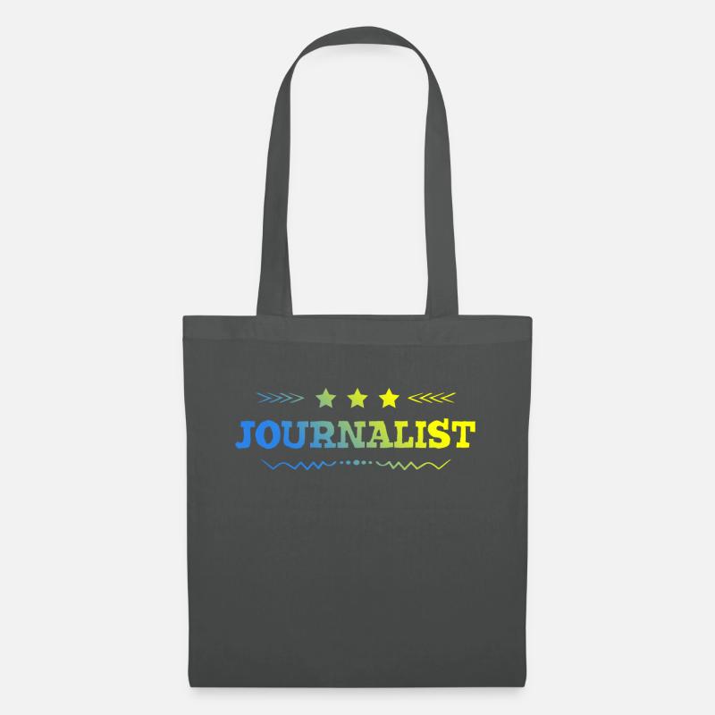 Journalist Beruf - Stoffbeutel - Graphite