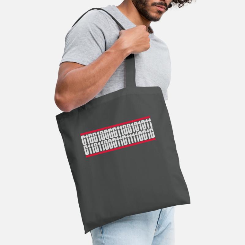 Langage de programme de code binaire Sac en tissu
