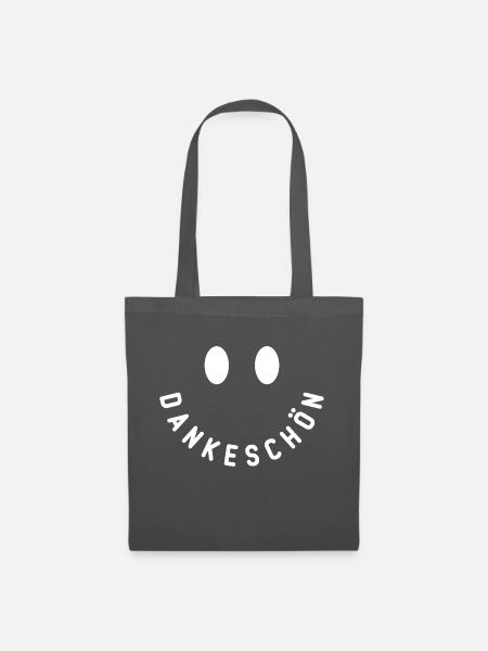 Dankeschön - Stoffbeutel - Graphite