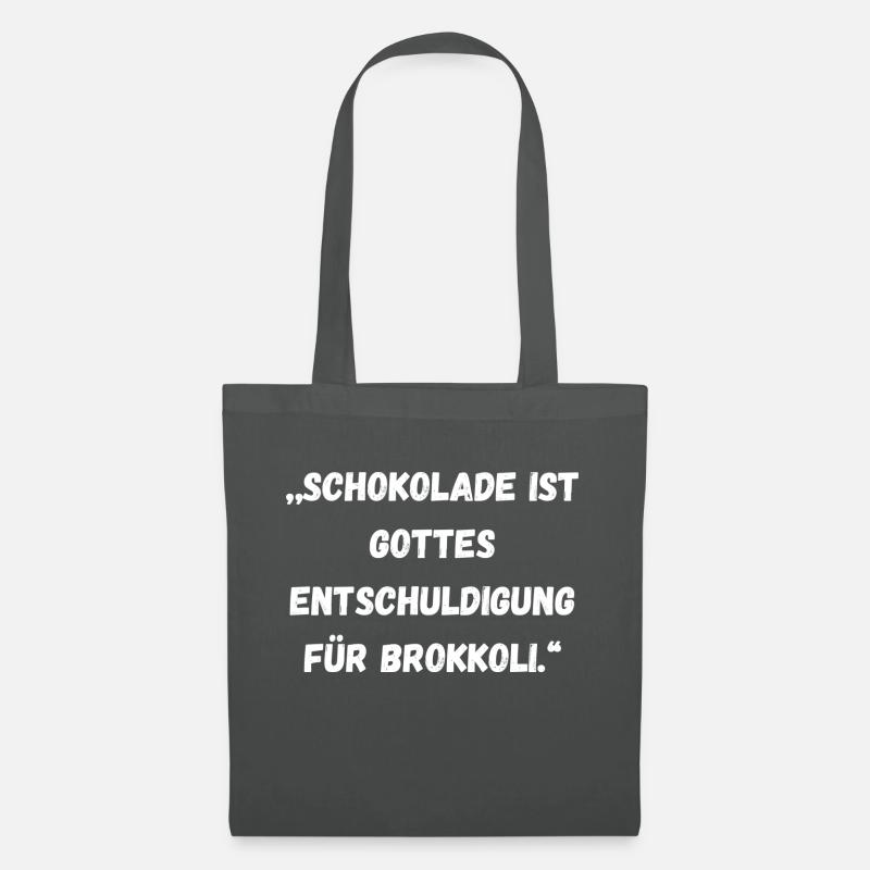 Spruch - Stoffbeutel - Graphite