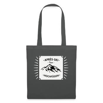 Après-Ski Hochfügen - Tote Bag - graphite grey - Front