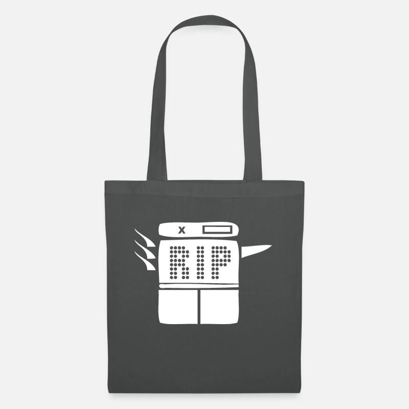 RIP COPIER | Klimawandel Kopien Killen - Stoffbeutel - Graphite