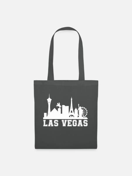 vegas skyline - Stoffbeutel - Graphite