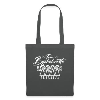 Bachelorette Team Girls - Sac en tissu - gris graphite - Devant