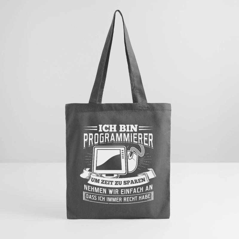 Ich bin Programmierer Coding Linux Nerd Stoffbeutel