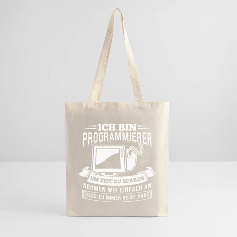 Ich bin Programmierer Coding Linux Nerd Stoffbeutel