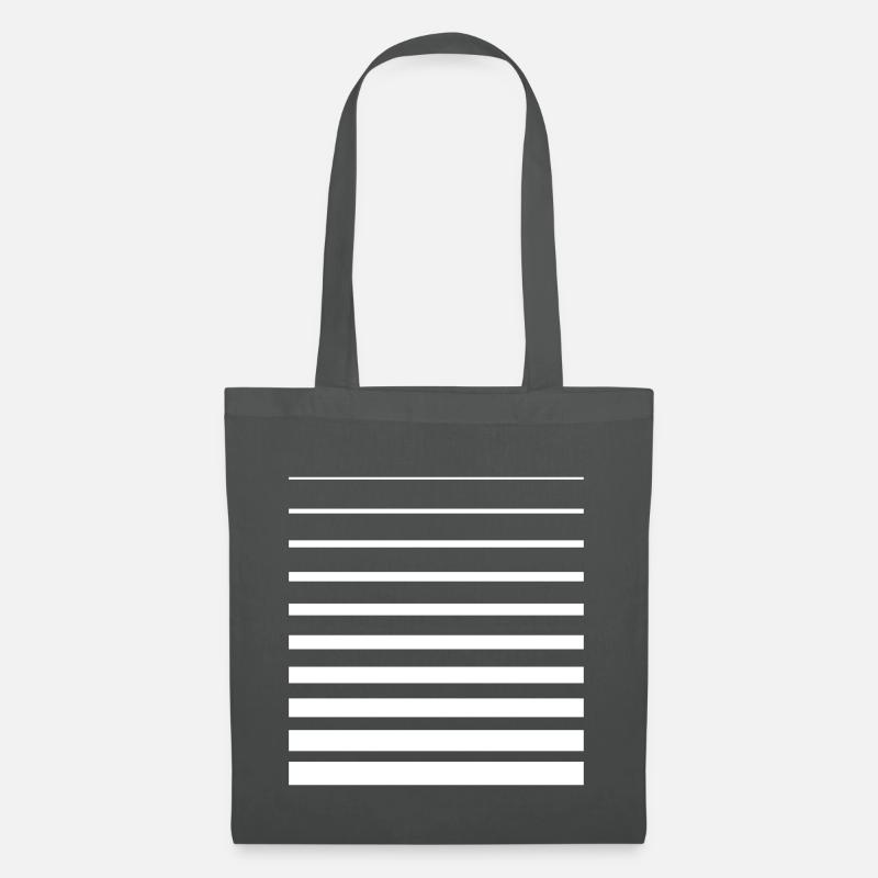 Lines Gradient Graphic - Tote Bag - graphite grey