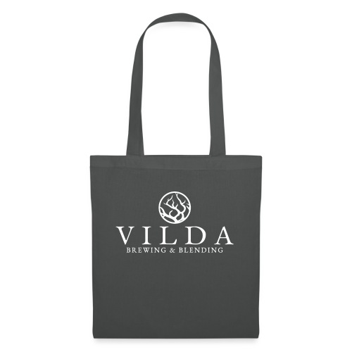 Vilda White Logo - Tygväska