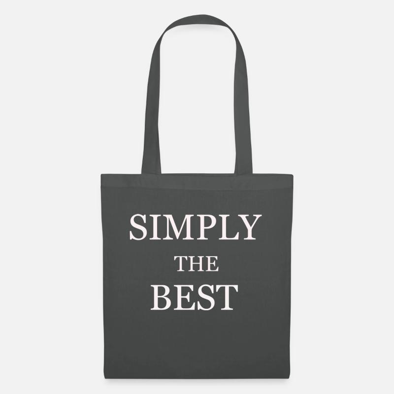 simply the best - Stoffbeutel - Graphite