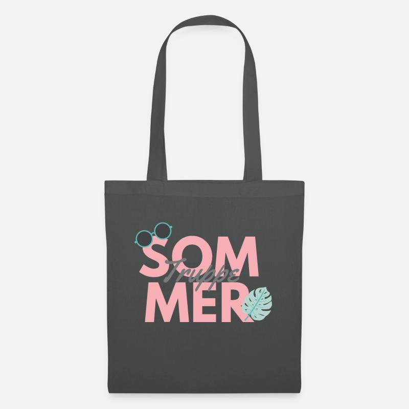 Sommer Truppe - Stoffbeutel - Graphite