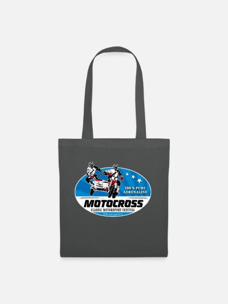 Sidecarcross - Seitenwagen Moto Cross - Stoffbeutel - Graphite