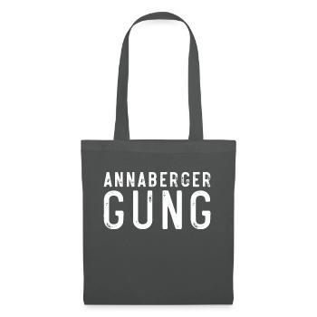 Annaberger Gung - Stoffbeutel - Graphite - Vorne