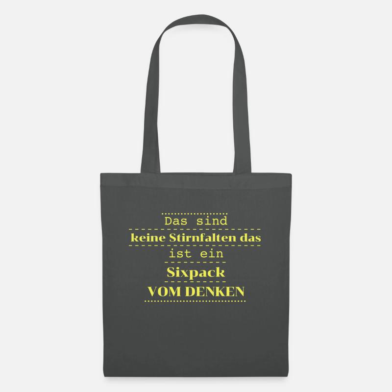 witzige sprüche lustige geschenkidee - Stoffbeutel - Graphite