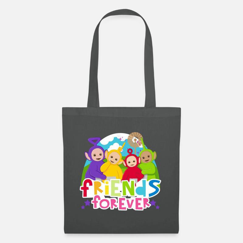 Teletubbies Friends Forever Süßes Design - Stoffbeutel - Graphite