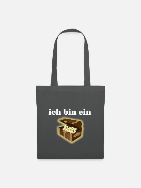 Ich bin ein Schatz. - Stoffbeutel - Graphite