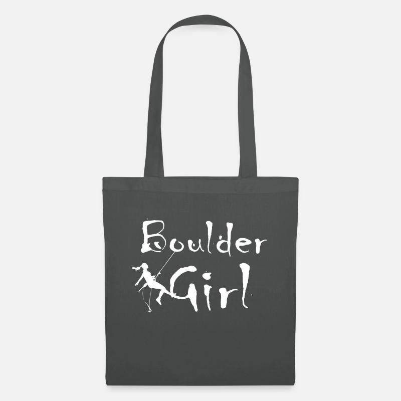 Bouldern Klettern Climbing - Stoffbeutel - Graphite