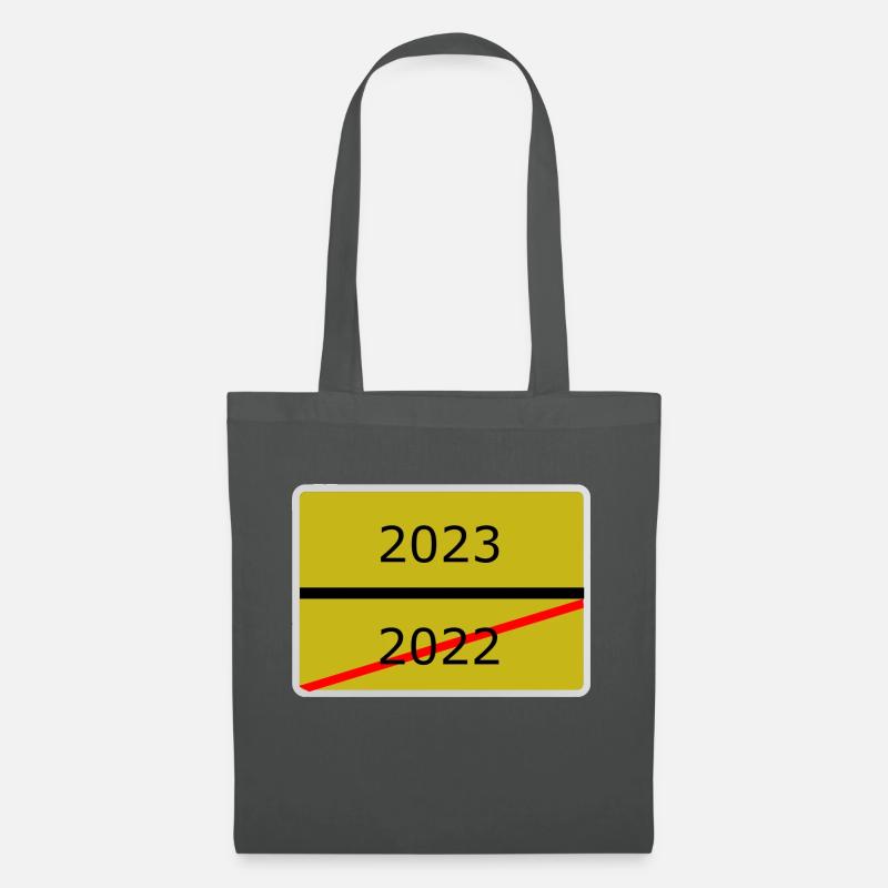 Silvester 2022/2023 - Stoffbeutel - Graphite