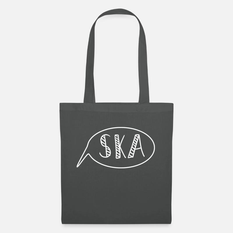 Ska speech bubble - Tote Bag - graphite grey