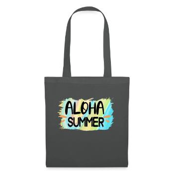 Aloha summer - Sac en tissu - gris graphite - Devant