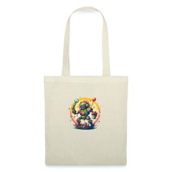 Crazy Inca robot - Tote Bag - nature - Front