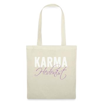 Karma Hedonist - Stoffbeutel - Natur - Vorne