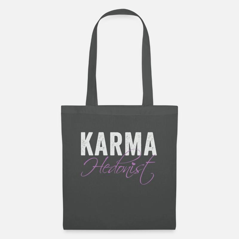 Karma Hedonist - Stoffbeutel - Graphite