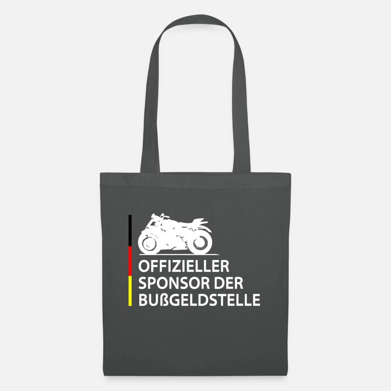 Offizieller Sponsor der Bußgeldstelle - Stoffbeutel - Graphite