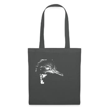 Emu white - Stoffbeutel - Graphite - Vorne
