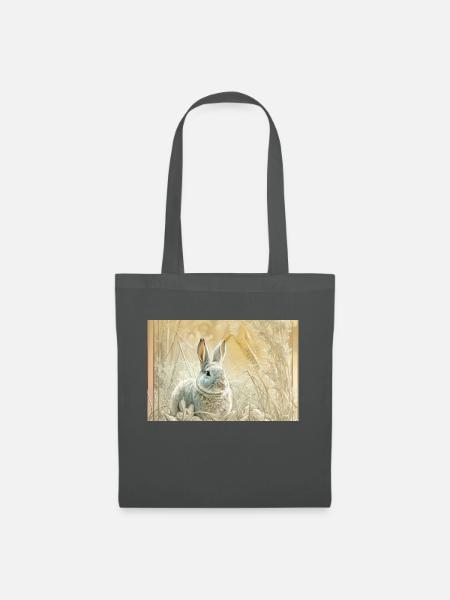 Rabbit - Tote Bag - graphite grey