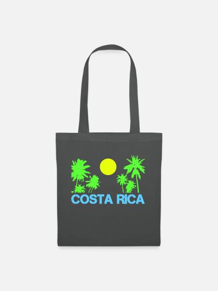 costa rica - Stoffbeutel - Graphite