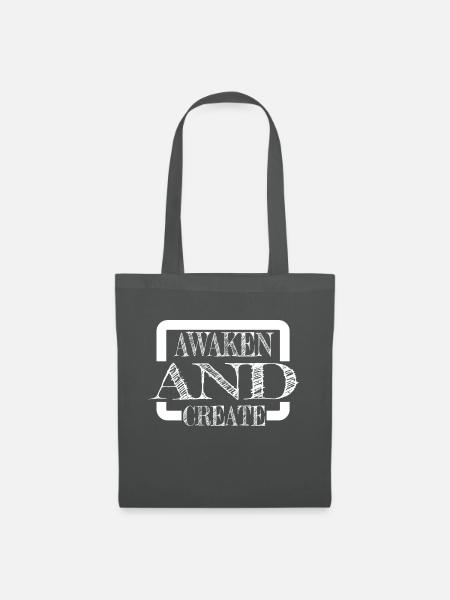 creative innovation inner enlightenment - Stoffbeutel - Graphite
