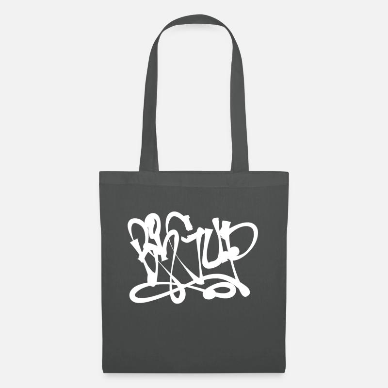 BIGUP Graffiti - Stoffbeutel - Graphite