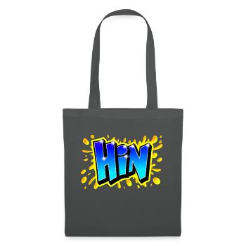 GRAFFITI FIRST NAME "HIN" PRINTABLE BY MAX THE TAGGER - Tote Bag - graphite grey - Front
