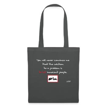 Solution à un problème - Sac en tissu - gris graphite - Devant