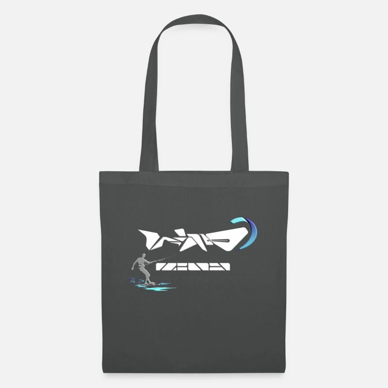 Windkind Futuristic - Tote Bag - graphite grey