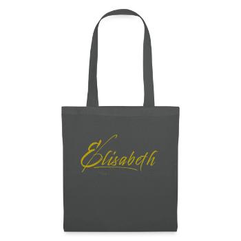 Elisabeth - The world belongs to you! - Tote Bag - graphite grey - Front