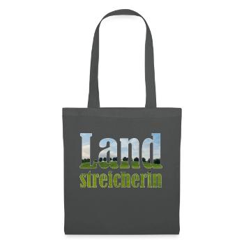 landstreicherin - Stoffbeutel - Graphite - Vorne