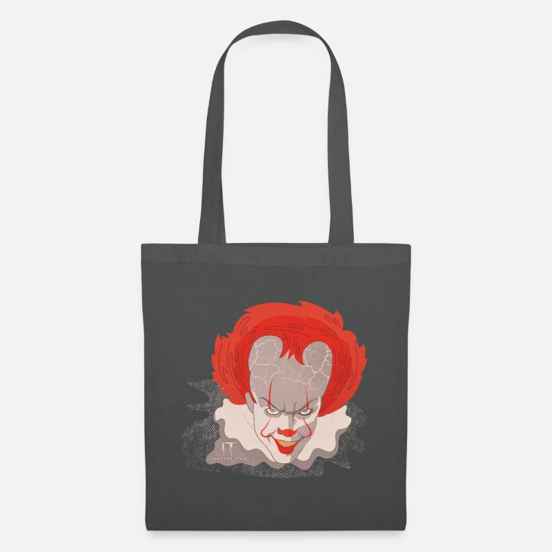 ES – Ikonisches Pennywise Design - Stoffbeutel - Graphite