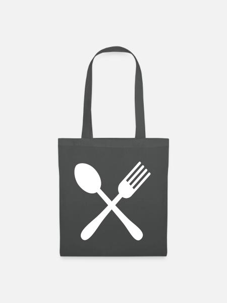 Nimmersatt Geschenk - Stoffbeutel - Graphite