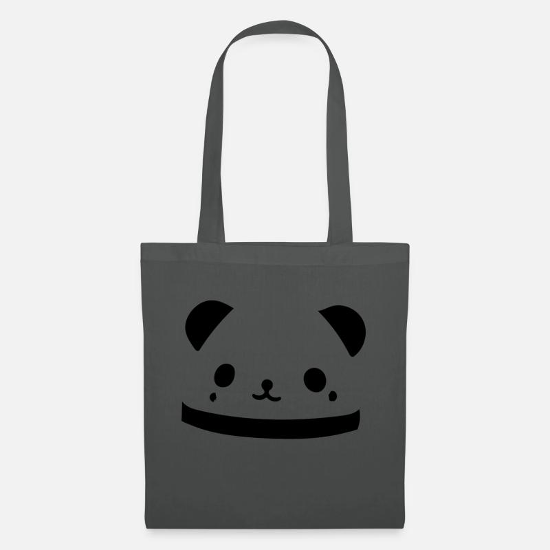 Panda - Stoffbeutel - Graphite