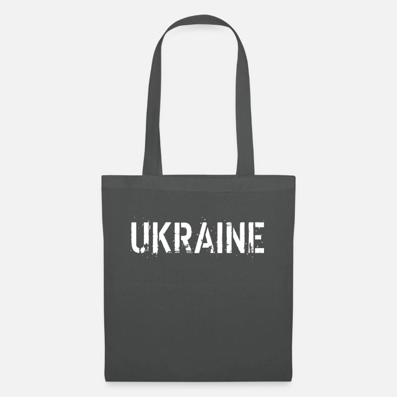 UKRAINE - Stoffbeutel - Graphite