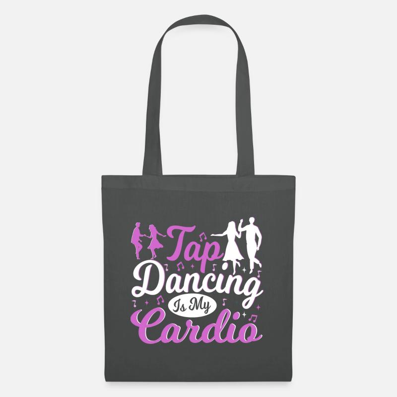 La danse à claquettes est ma danseuse de claquettes cardio drôle - Sac en tissu - gris graphite